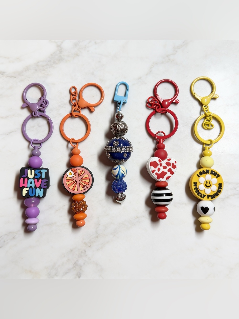 Y2K Beaded Keychain Bag Charm Choose Your New Style - Picture 2 of 4